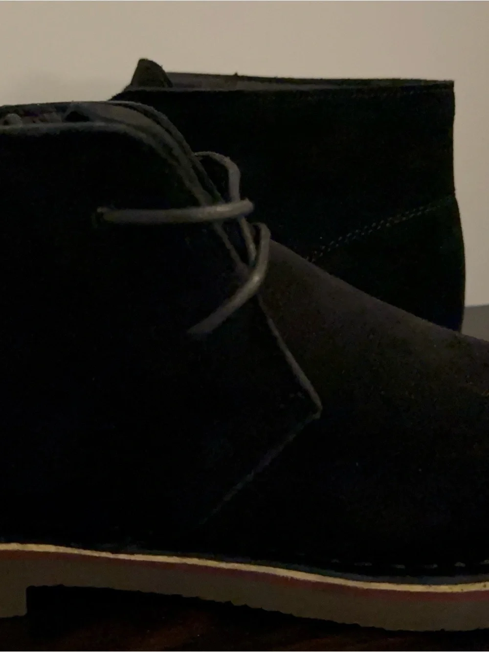 Propet Men's Black Suede Chukka Boots - Classic Lace-Up NIB